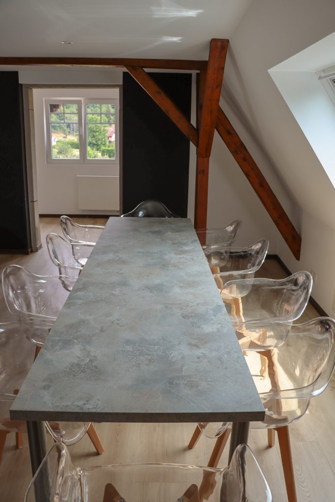 Salon de l'appartement du Bas